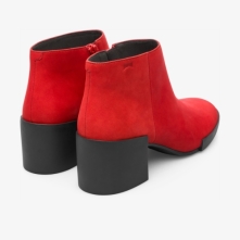 Camper Red Ankle Boots Womens - Lotta Online Ireland | XUQVA1938